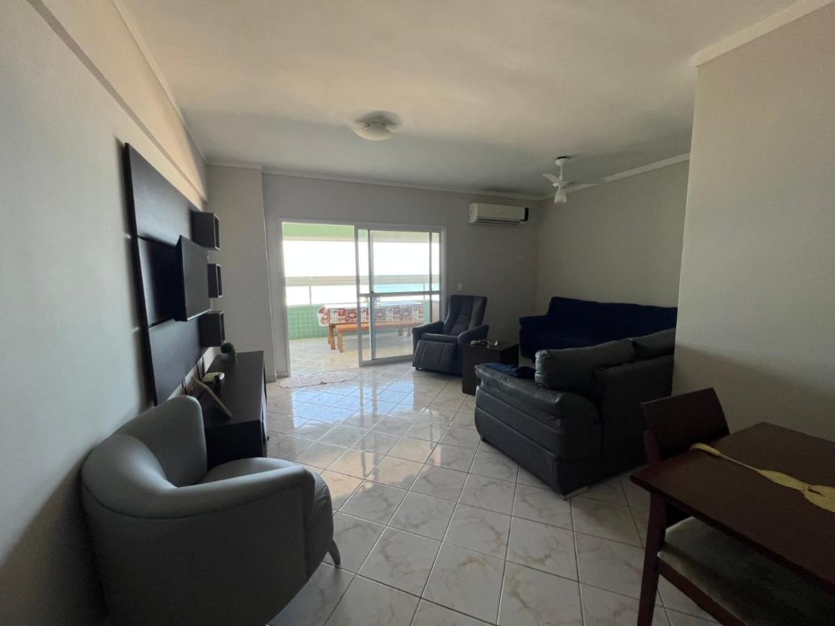 Apartamento Guilhermina De Frente Para O Mar Praia Grande  Exterior photo