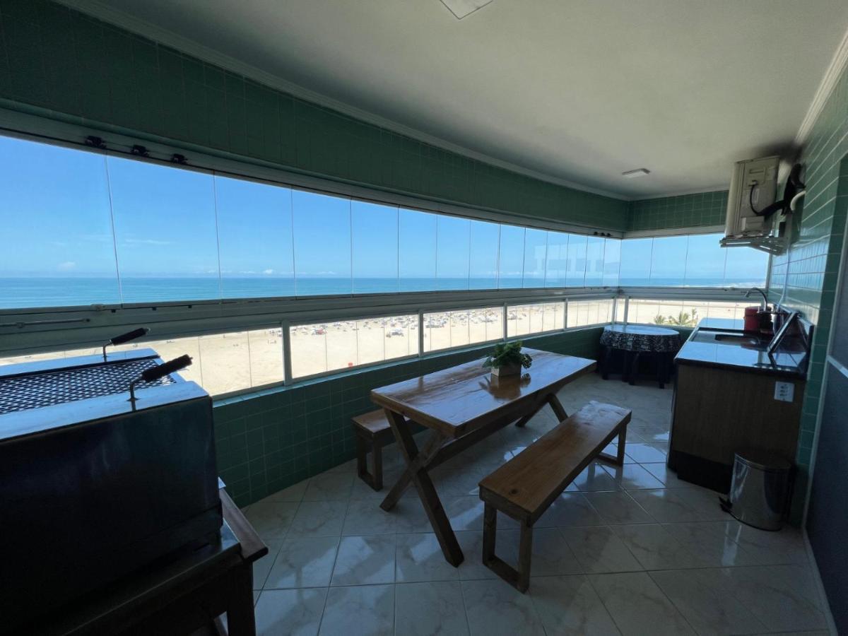Apartamento Guilhermina De Frente Para O Mar Praia Grande  Exterior photo