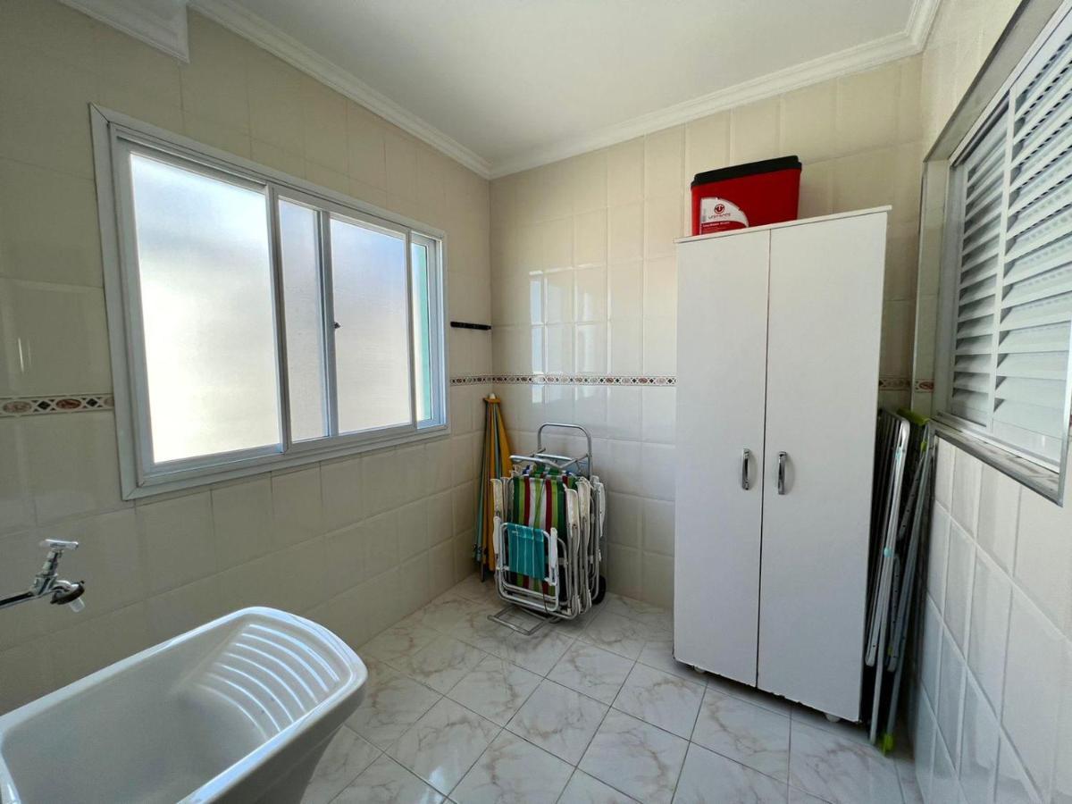 Apartamento Guilhermina De Frente Para O Mar Praia Grande  Exterior photo