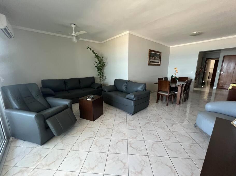 Apartamento Guilhermina De Frente Para O Mar Praia Grande  Exterior photo